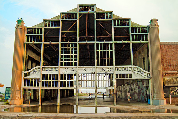 Decrepit casino frame - Asbury Park, New Jersey, 2012