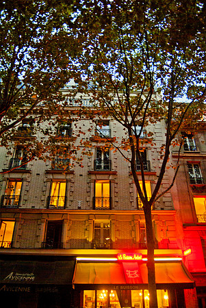 Paris, France at dusk - 2013