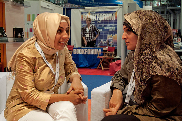 Book expo attendees - Javitz Center, NYC, 2012