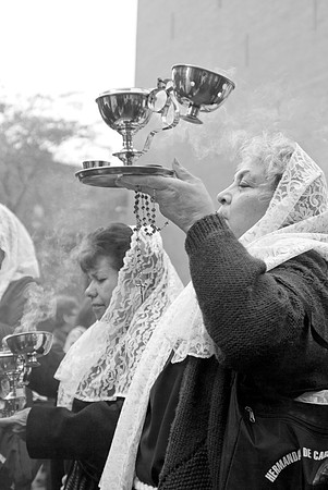 Peruvian religious procession - NYC, 2010