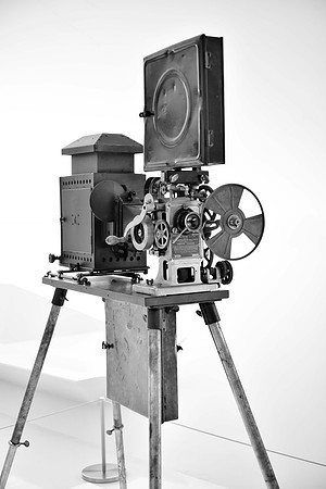 Nicholas Power Company model no. 6 Cameragraph projector, circa 1909 - Museum of the Moving Image, Astoria, Queens, NY, 2020