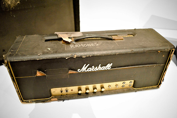 Guitar amplifier head circa 1960's owned by Johnny Ramone - Queens Museum, Flushing Meadows Park, Queens, NY, 2016