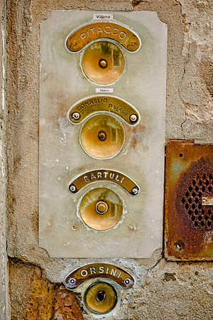 Home buzzers - Venice, Italy, 2017
