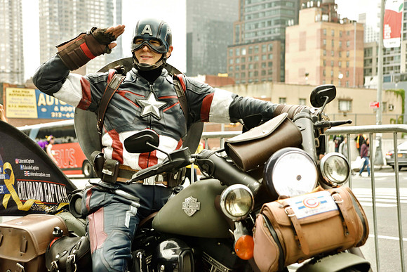 Matt Gnojek as Captain America - NYC, 2018
