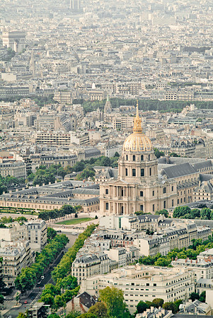 The Dôme des Invalides - Palais-Bourbon section of Paris, France, 2013